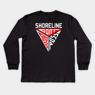 SHORELINE - Don't Cross Ross Kids Long Sleeve T-Shirt